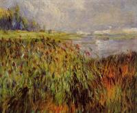 Renoir, Pierre Auguste - Bulrushes on the Banks of the Seine